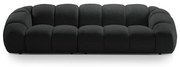 Canapea neagră 294 cm Diana – Micadoni