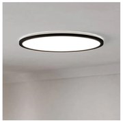 Plafonieră LED dimabilă de exterior Eglo 901455 ROVITO-R 16,8W/230V d. 50 cm IP44 negru + telecomandă