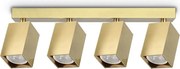 Plafoniera DYNAMITE PL4 LINEAR SQUARE OTTONE