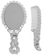 Set Oglinda de mana  Pieptene argintat ABIGAIL
