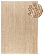 Covor în culoare naturală din iută 190x280 cm Bouclé – Hanse Home