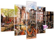 Tablou - Amsterdam, pictură (150x105 cm)