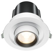 Spot LED incastrabil rotativ retractabil Hidden alb