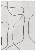 Covor fildeș lavabil din bumbac 140x200 cm Shadow – Mette Ditmer Denmark