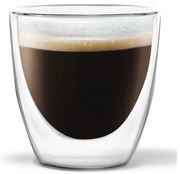Căni 2 buc. pentru espresso/cu perete dublu din sticlă 80 ml Amo – Vialli Design