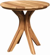 vidaXL Masă laterală Maro 55 x 55 x 51 cm Lemn solid de tec