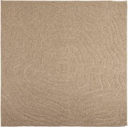 vidaXL Covoare de zonă Moiré Pătrat AGIRA natural 120 x 120 cm