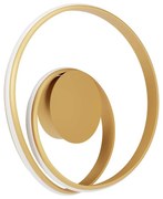 Redo 01-4355 - Aplica de perete TORSION, LED dimabilă, 30W/230V, aurie