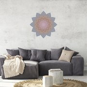 Autocolante de perete - Mandala albastru -maro