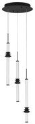 Lustra cu 3 pendule LED design modern ATMOSFERA
