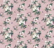 Tapet Madama Butterfly, Blush Pink Luxury Floral, 1838 Wallcoverings, 5.3mp / rola