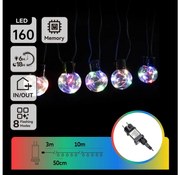 Aigostar - Ghirlandă LED decorativă RGBY pentru exterior 160xLED/3,6W/230V 10m IP44