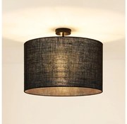 Brilagi - Lustr TUBES ROLLER 1xE27/15W/230V pr. 50 cm negru montat