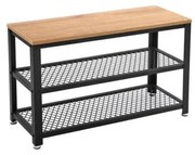 Pantofar DAVOR maro/negru