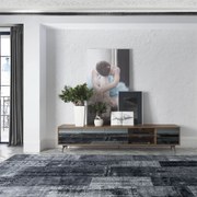 Comoda TV eleganta design LUX Allan AC-1403F-NOGAL
