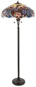 Endon 64323 - Lampă de podea Tiffany SULLIVAN, 2xE27/60W/230V, Ø 56 cm