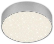 Plafonieră LED Briloner 7072-414 STAR SKY LED/11W/230V d. 15 cm argintiu