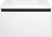 Set dulap baie cu lavoar inclus Kolpasan Pandora, 75 cm, alb Alb, 750x540x416 mm