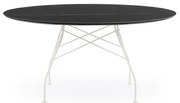 Masa de sufragerie GLOSSY XXL, variante multiple - Kartell Culoare: Černá Marquina / Bílá