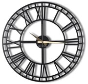 Ceas de perete Bystag 805BSG1104, 50x50 cm, Metal, Negru