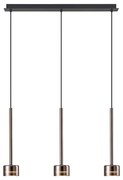 Lustra suspendata design modern TONIC 3L cupru