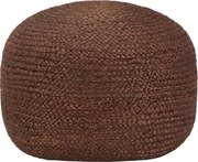 vidaXL Taburet lucrat manual, maro, 40x45 cm, iută