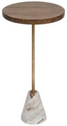 Masuta de cafea cu blat din marmura Ilian, Ø 35,5 cm