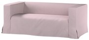 Husă canapea Klippan cu 2 locuri, lungă, cu pliuri contrastante