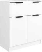 vidaXL Dulap, alb, 60x30x70 cm, lemn prelucrat