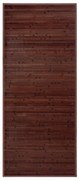 Covor maro închis din bambus 75x175 cm – Casa Selección