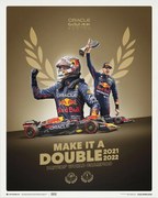 Imprimare de artă Max Verstappen - Make It A Double - 2022 F1® World Drivers' Champion, Automobilist