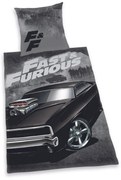 Lenjerie de pat din bumbac Herding Fast andFurious, 135 x 200 cm, 80 x 80 cm