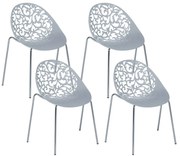 Set mese de sufragerie 4buc. Mumbwa (gri deschis). Promo -43%. 1009815