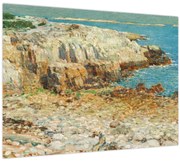 Tablou pe sticlă - Childe Hassam, A North East Headland, reproducere (70x50 cm)