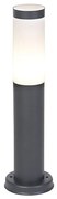 Lampă de stâlp gri antracit 45 cm IP44 - Rox