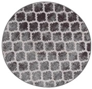 vidaXL Covor lavabil, multicolor, φ120 cm, antiderapant