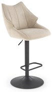Scaun de bar H122 bej/negru