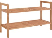 vidaXL Suport de pantofi, 69x27x41 cm, lemn masiv de nuc