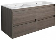 Mobilier de baie Porto 120 inferior cu lavoar în culoarea ulmului rauna