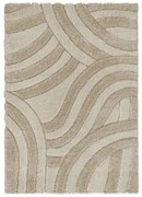 Covor bej handmade din fibre reciclate 200x290 cm Velvet – Flair Rugs