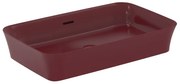 Lavoar pe blat Ideal Standard Atelier Ipalyss Pomegranate 65 cm rosu bordo cu preaplin