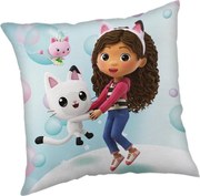 Pernă pentru copii 40x40 cm Gabby's Dollhouse "Bubbles" – Jerry Fabrics
