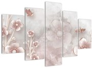 Tablou - Flori roz (150x105 cm)