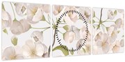 Tablou - Înflorește cu grație N⁰1 (cu ceas) (90x30 cm)
