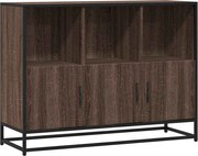 vidaXL Servantă, stejar maro, 100x35x76 cm, lemn compozit