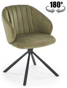 Scaun Bucatarie Si Dining K533 Pivotant Stofa Olive