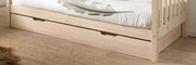 Sertar Pat Fritz 90x200 cm, pentru Copii, Pin Lăptos – Vipack