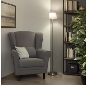 Brilagi - Lampă de podea LED CERIA 1x E27/40W/230V Ø 20,5 cm gri/crom mat