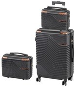 TraveLux Urban XIII set valiză cu role negru