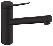 Baterie bucatarie Hansgrohe Zesis M33 monocomanda negru mat